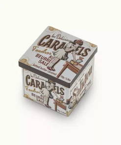 Boîte en fer caramels beurre salé Servez-vous Maison d&rsquo;Armorine 150g