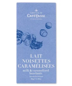 Tablette Chocolat au lait Noisettes caramélisées Café-Tasse 85g